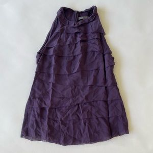 Vince Purple Silk Top